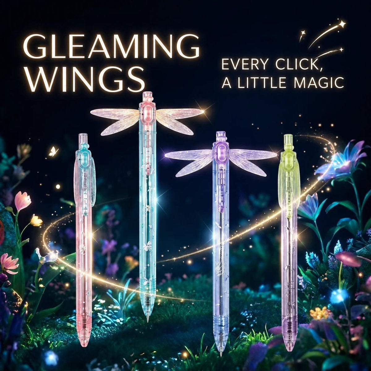 ✍Gleaming Wings Dragonfly Pen