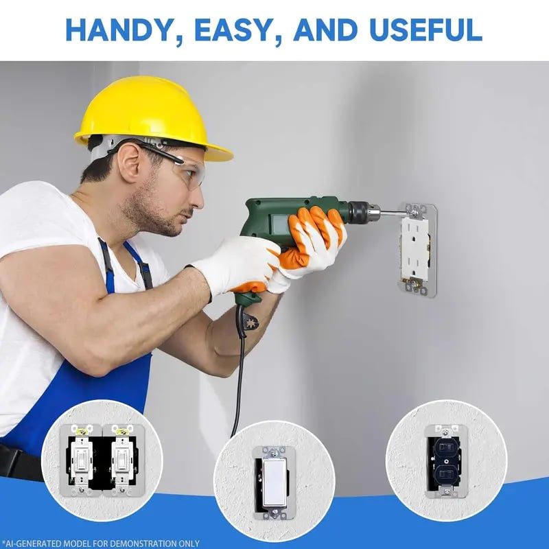 🛠️⚡Metal Wall Plate Outlet Spacers | Electrical Device Leveling Shims