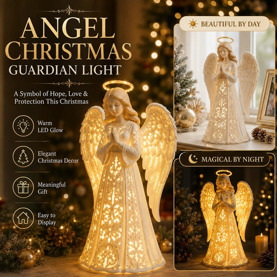 ✨ Christmas Angel‑Themed Light – A Symbol of Hope, Love and Protection