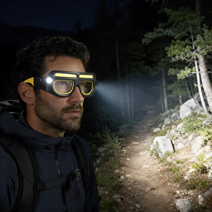 Rechargeable LED Headlamp Glasses