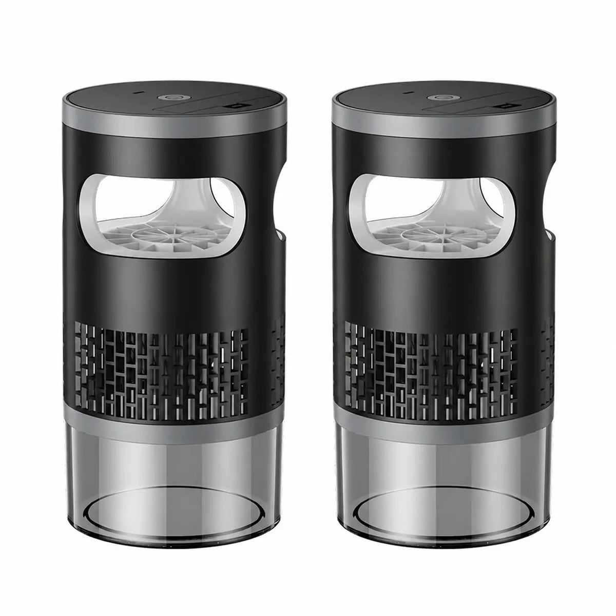 Indoor Insect Trap with Light and Suction Non Zapper Flying Bug Catcher for Mosquitoes Fruit Flies Gnats and Moths（Includes One 18650 Rechargeable Lithium Battery）