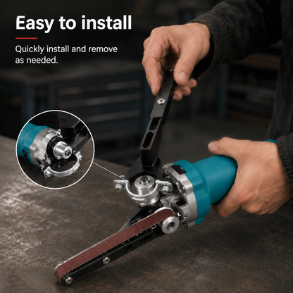 🔧 Angle Grinder to Belt Sander Adapter Set