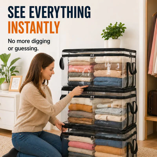 🔥Last Day 49% OFF🎁Transparent Large-Capacity Storage Bag