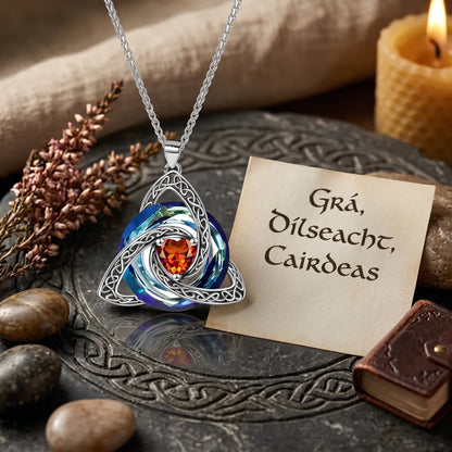 💝Birthstone Celtic Knot Necklace for Women