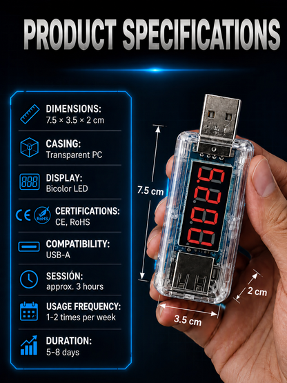 🔌USB Smartphone Battery Repair Dongle – Plug‑&‑Play, No Disassembly, Optimise Your Phone Battery Performance!
