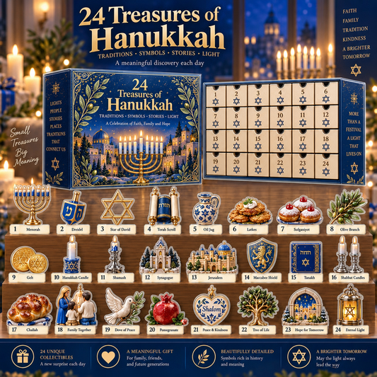 24 Treasures of Hanukkah – Traditions, Symbols & Light Countdown Calendar