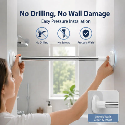 Drill-Free Adjustable Rod