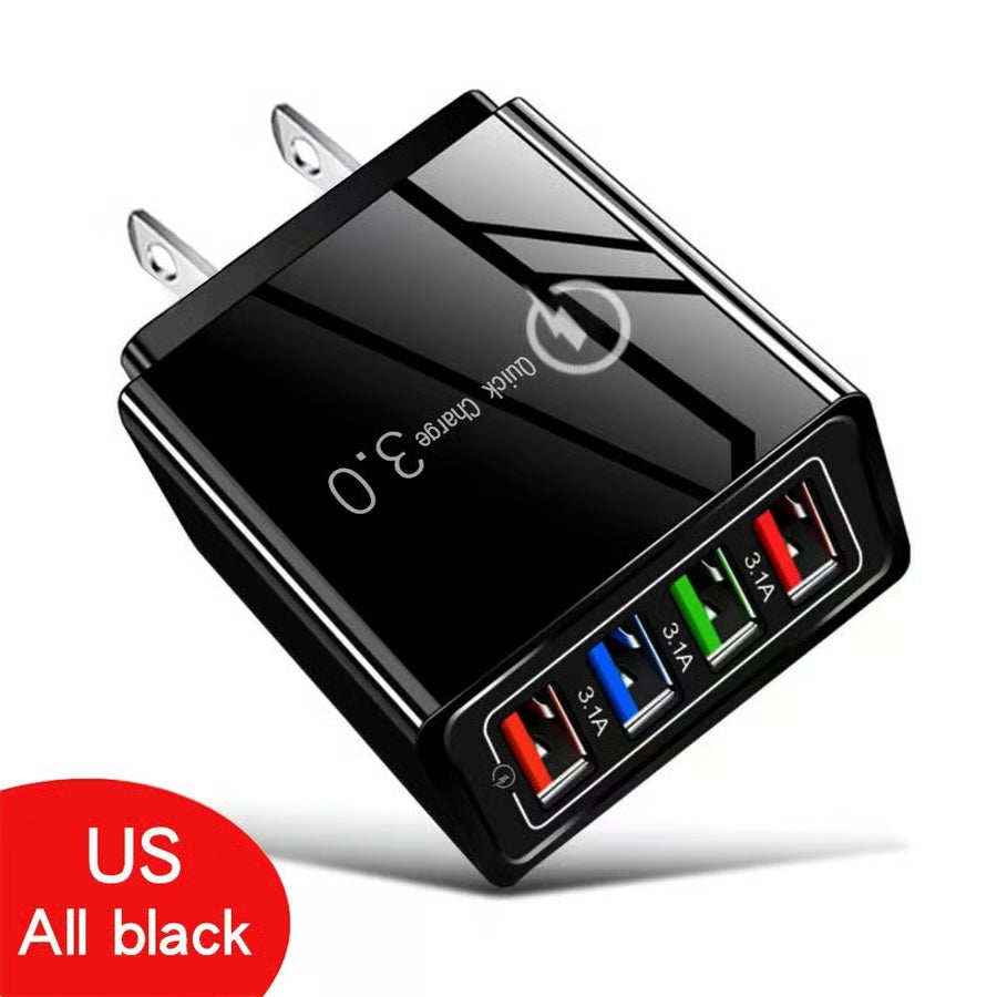 Four-Port Travel Charger
