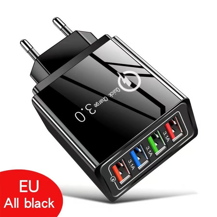 Four-Port Travel Charger