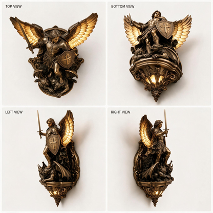 🕊️St. Michael Guardian Angel Wall Light✨