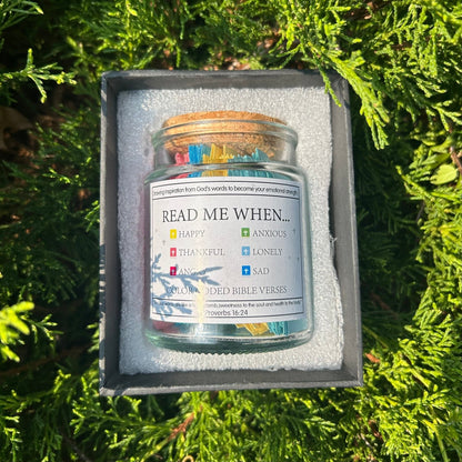 ✝️Inspirational Bible Verses Jar 🎁 A Reminder of God's Words💖