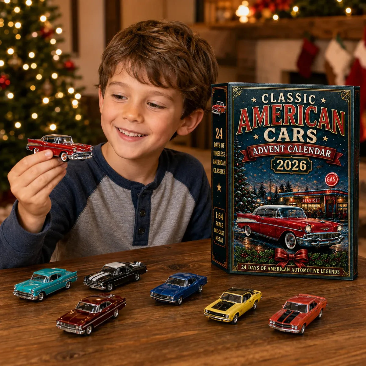 💯🚜🚗🎄2026 Vehicle Advent Calendar Collection – 24 Days of Classic Machines, Trucks & Military Legends 🎁✨