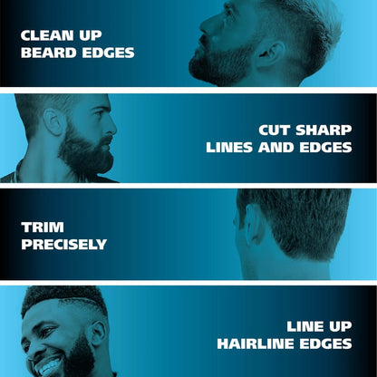 🏆Luxe 3-in-1 Professional Men’s Grooming Set – T-Blade Trimmer, Foil Shaver – With LED Display
