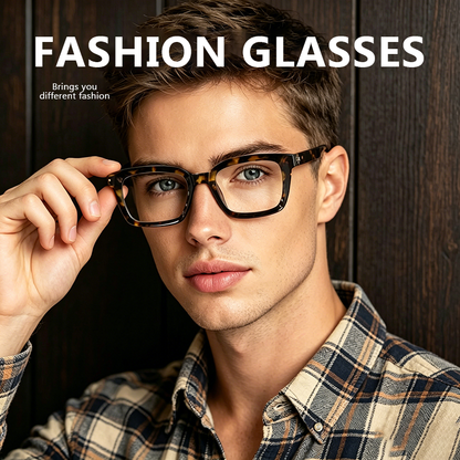 ✨👓Tortoiseshell Reading Glasses – Blue Light Blocking Oversized Square Readers