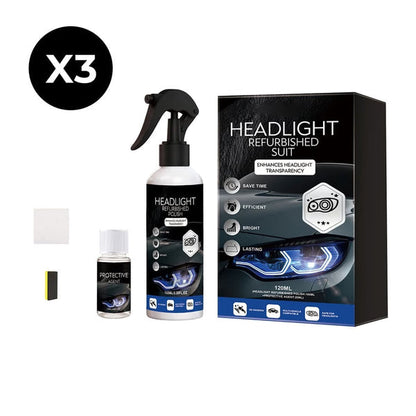 Professional Car Headlight Restoration Kit