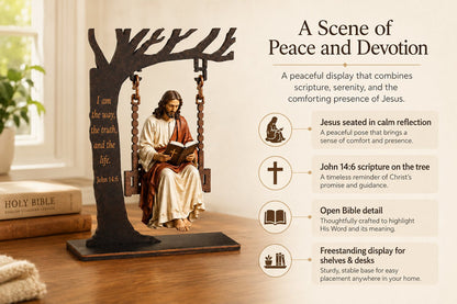 ✝️📚Christian Jesus Swing Ornament