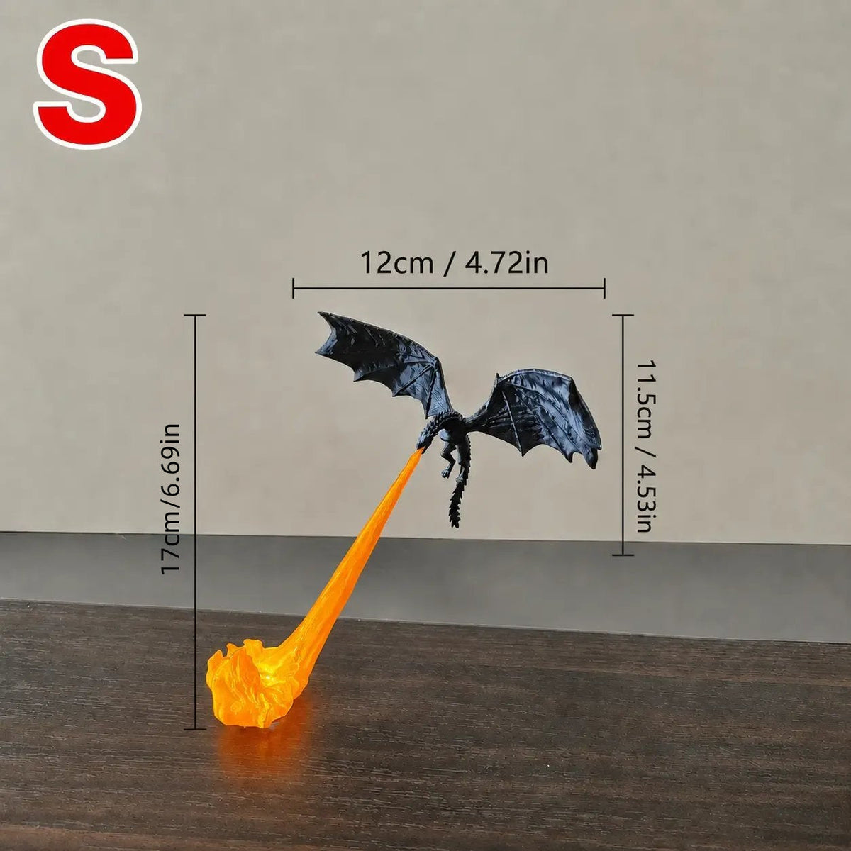 🐉 3D Printed Dragon Flame Book Nook Bring a Fire-Breathing Fantasy Dragon to Your Bookshelf