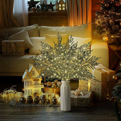 🔥Christmas Sale🎁🎄36" Christmas Lighted Norfolk Pine Branches