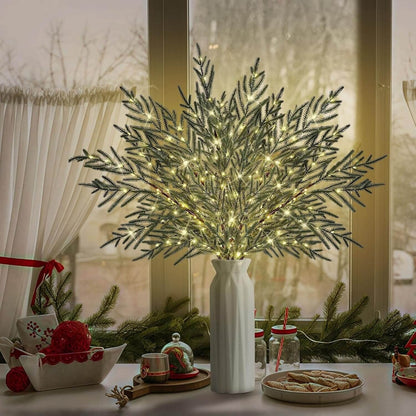 🔥Christmas Sale🎁🎄36" Christmas Lighted Norfolk Pine Branches