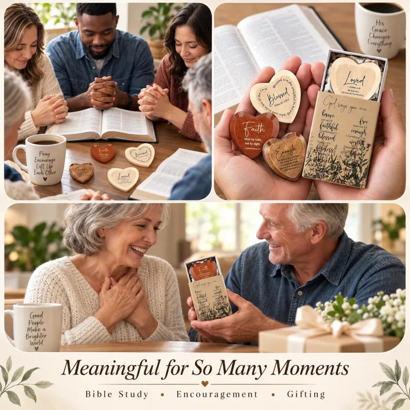 🎁Christian Pocket Heart Gift Set