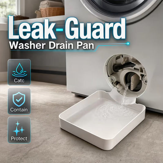 🏆Universal Front-Load Washing Machine Drain Pan
