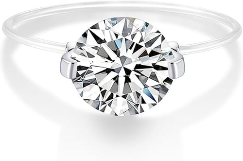 💎 The Invisible Elegance – #452 Ring ✨ Where minimalist design meets brilliant sparkle!