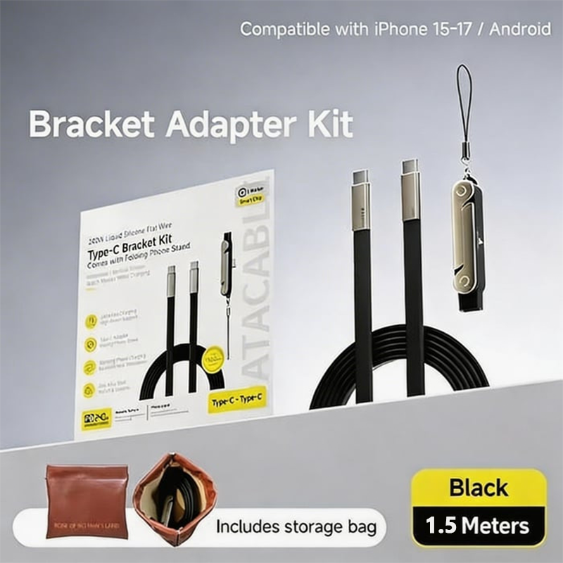 🔥⚡65W SuperCharge Detachable 2-in-1 Charging Cable