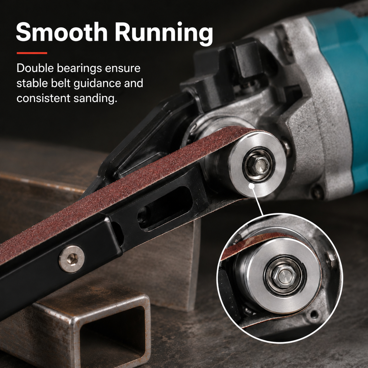 🔧 Angle Grinder to Belt Sander Adapter Set