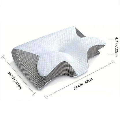 Cervical Pillow for Cozy Sleep，Pillow for Cozy Sleep，Orthopedic Bed Pillow for Side, Back, and Stomach Sleeper