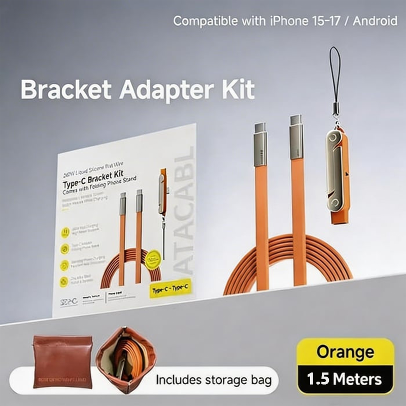 🔥⚡65W SuperCharge Detachable 2-in-1 Charging Cable
