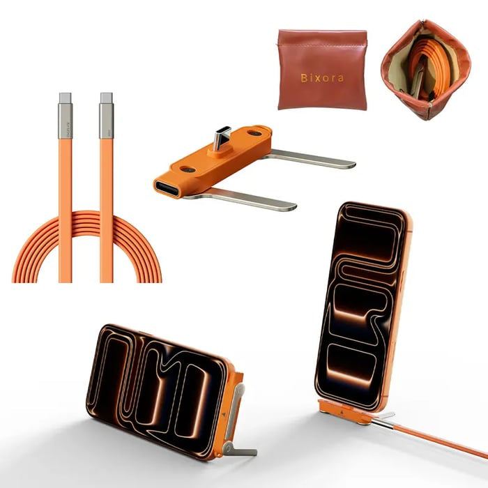 🔥⚡65W SuperCharge Detachable 2-in-1 Charging Cable