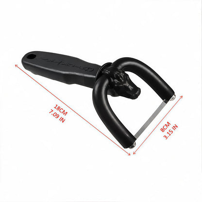 🥩 Handheld Fat Trimmer for Beef & Pork, Portable Meat Fat Remover Tool, Easy Brisket Trimming BBQ Kitchen Gadget
