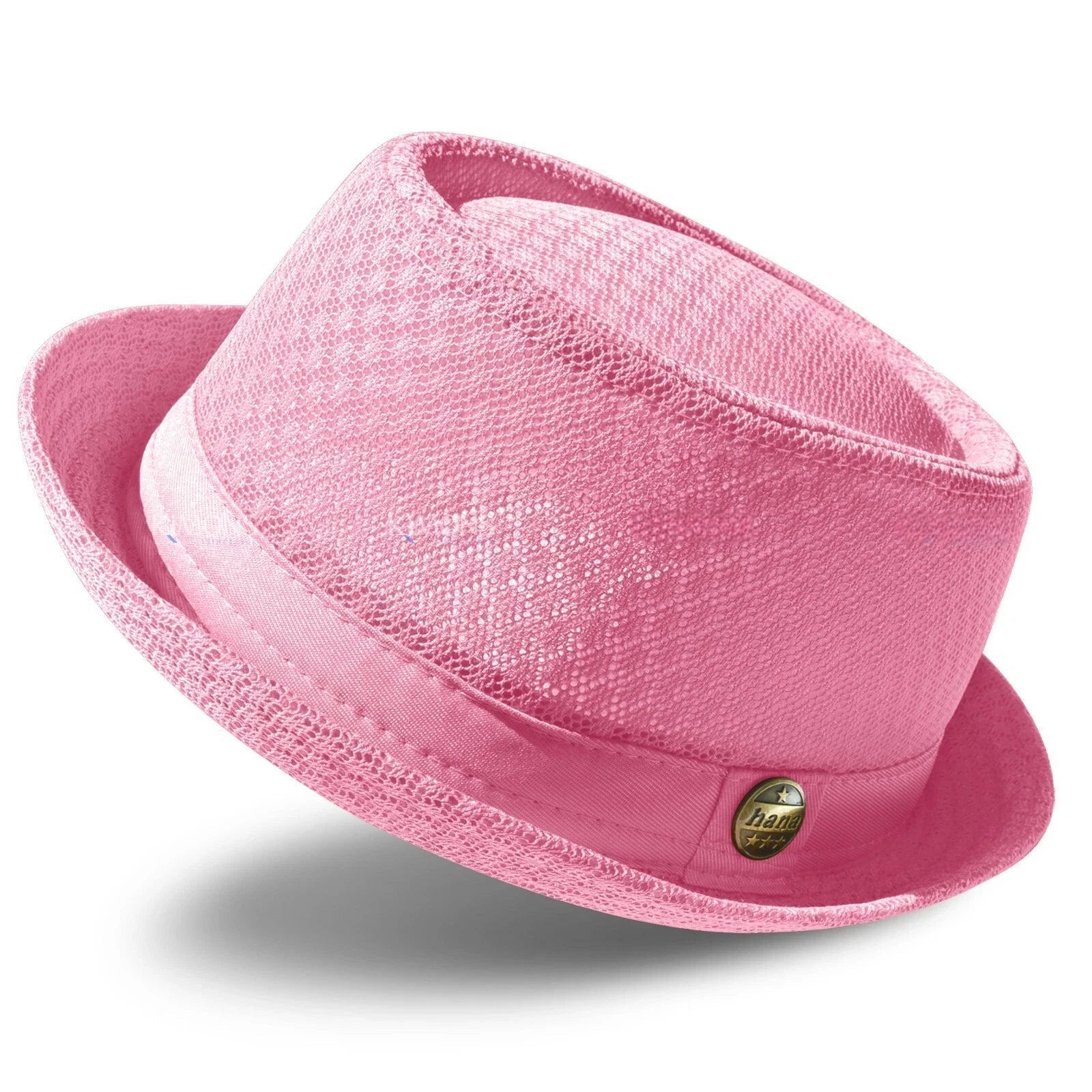 Unisex Breathable Mesh Pork Pie Hat
