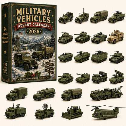 💯🚜🚗🎄2026 Vehicle Advent Calendar Collection – 24 Days of Classic Machines, Trucks & Military Legends 🎁✨