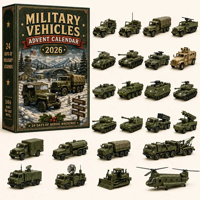 💯🚜🚗🎄2026 Vehicle Advent Calendar Collection – 24 Days of Classic Machines, Trucks & Military Legends 🎁✨