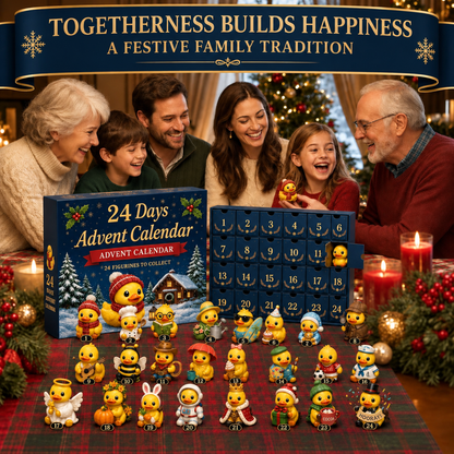🐥 24 Days of Duck Magic – Advent Calendar with 24 Cute Christmas Ducks to Collect 🎄 (Flat Print on Acrylic)
