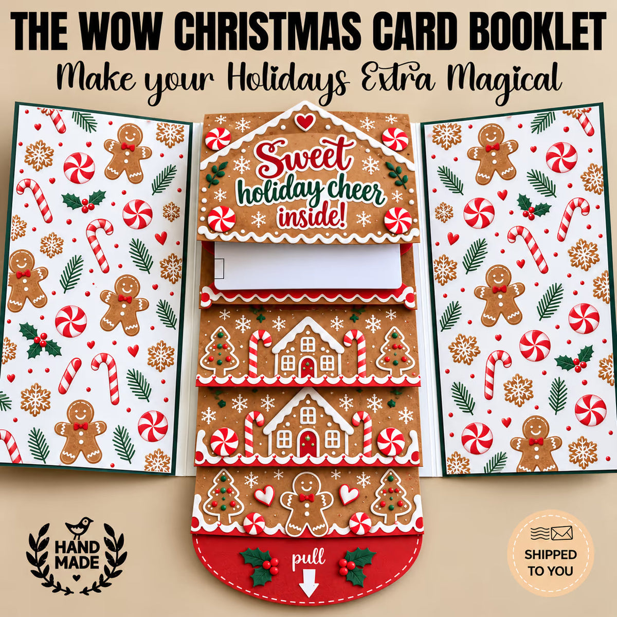 2026 New 🎅💳 Waterfall Christmas Gift Card Booklet ✨