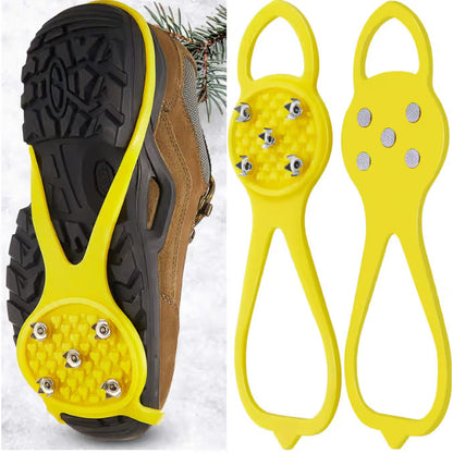 5-Prong Anti-Slip Spikes For Safe Winter Walks – Compatible With All Types Of Footwear
