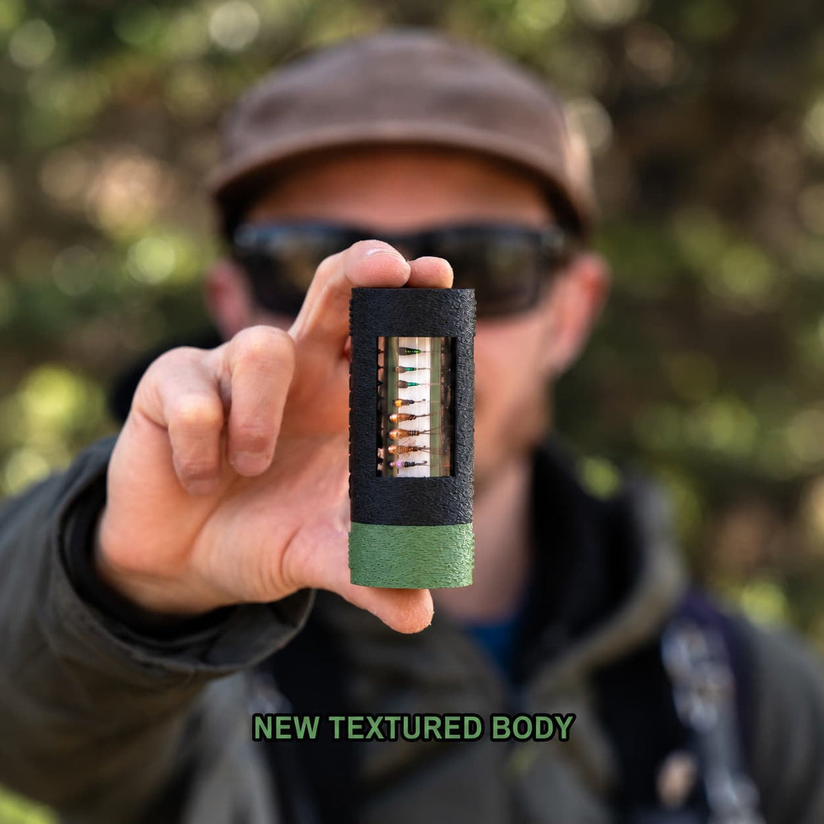 Clip-On Fly Box Lightweight Magnetic Fly Storage with Quick One-Handed Access