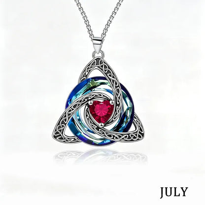 💝Birthstone Celtic Knot Necklace for Women