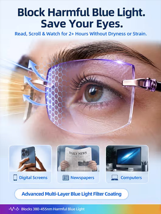 [Regain Your Youthful Vision] Smart Zoom Diamond-Cut Reading Glasses