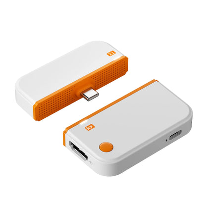 📡 Upgraded Type-C Wireless Transmitter and Receiver Kit – 1080P 60Hz Plug-and-Play Dual-Mode Display Adapter with 165Ft Long Range & Zero Latency for Laptops, Phones & Projectors