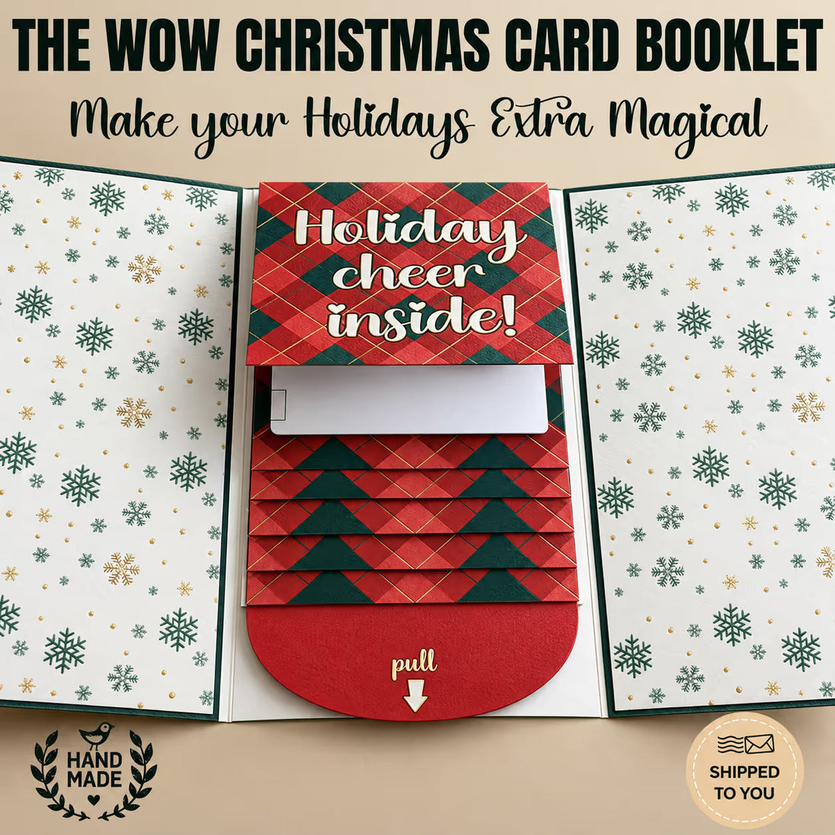 2026 New 🎅💳 Waterfall Christmas Gift Card Booklet ✨