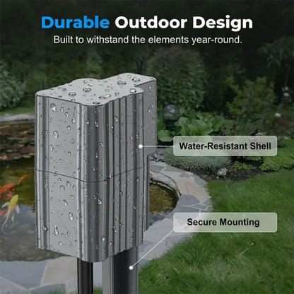 🔥Solar Pond Aerator with Air Pump🐟