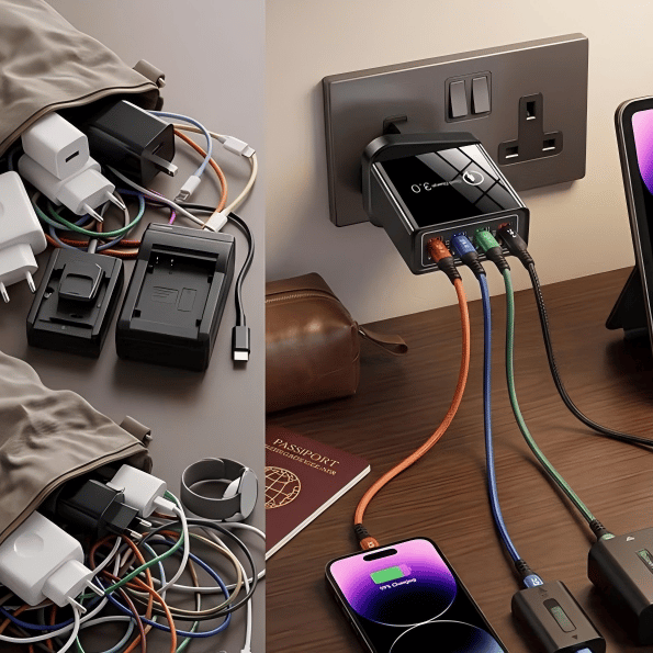 Four-Port Travel Charger