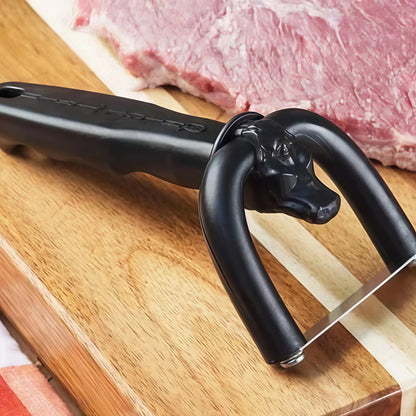 🥩 Handheld Fat Trimmer for Beef & Pork, Portable Meat Fat Remover Tool, Easy Brisket Trimming BBQ Kitchen Gadget