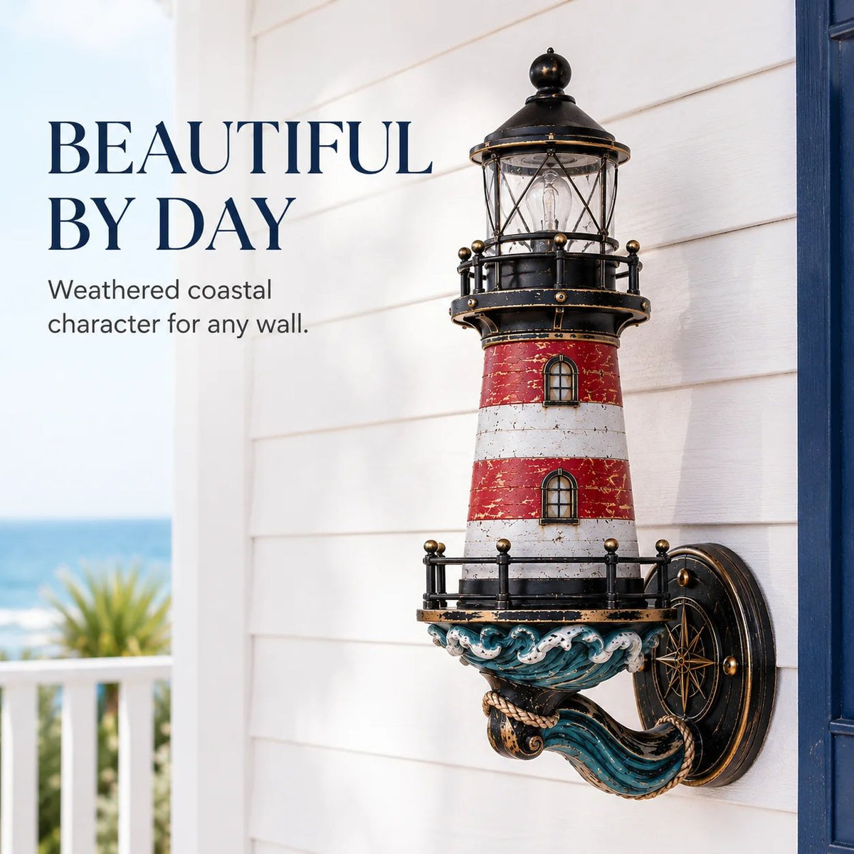 🌊Vintage wall lamp in coastal and lighthouse style