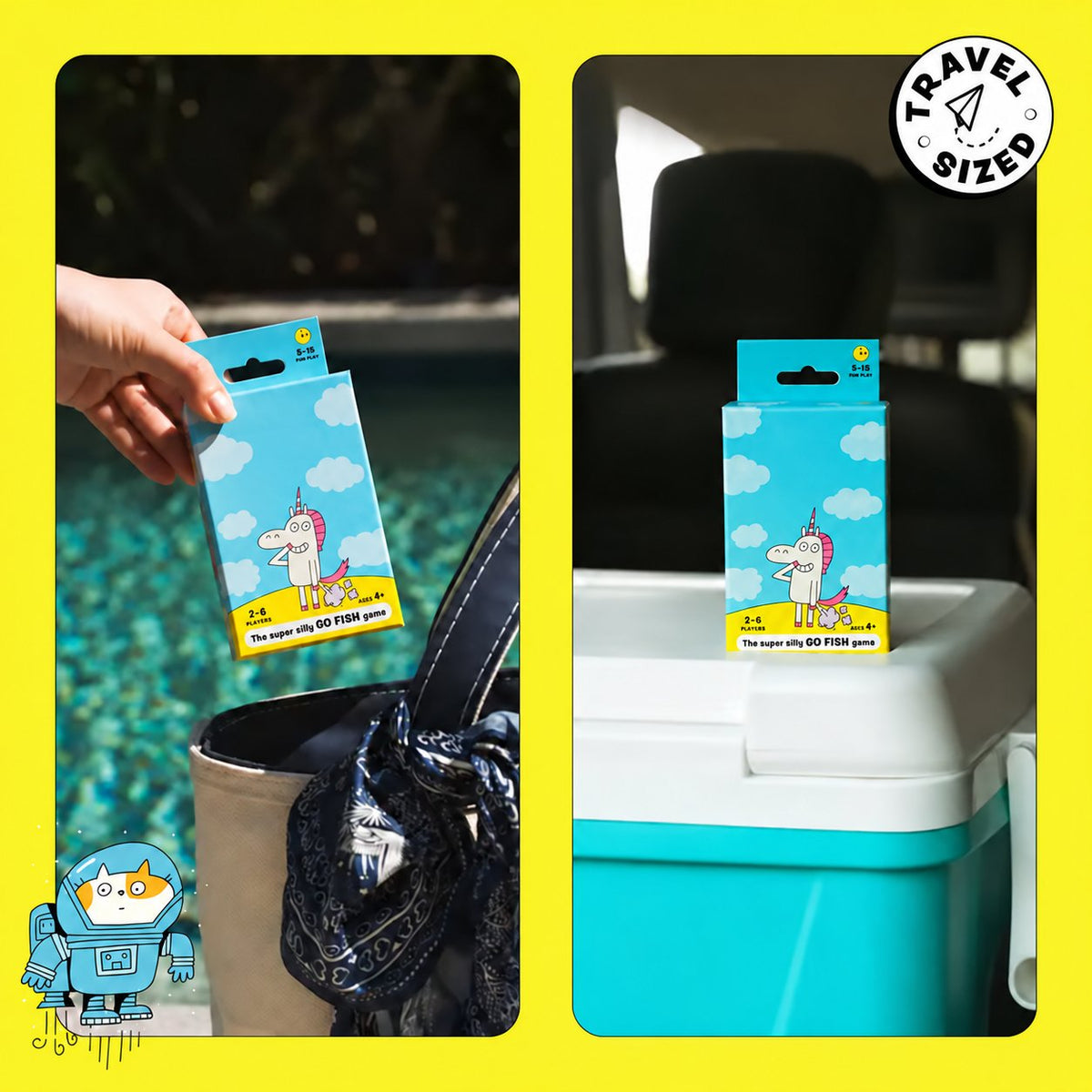 😂 Super Silly Go Fish Card Game | 52 Hilarious Illustrated Cards with 13 Ridiculous Categories for 2–6 Players Ages 4+ 🐟