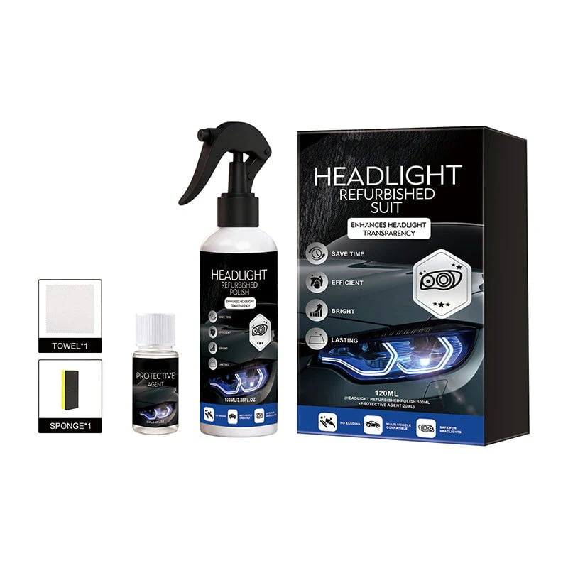 Professional Car Headlight Restoration Kit