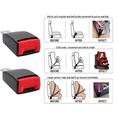 🎉Car Belt Buckle Extension Seat Belt Clips